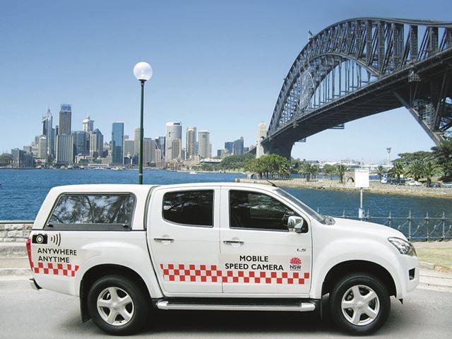 2012: Mobile speed camera